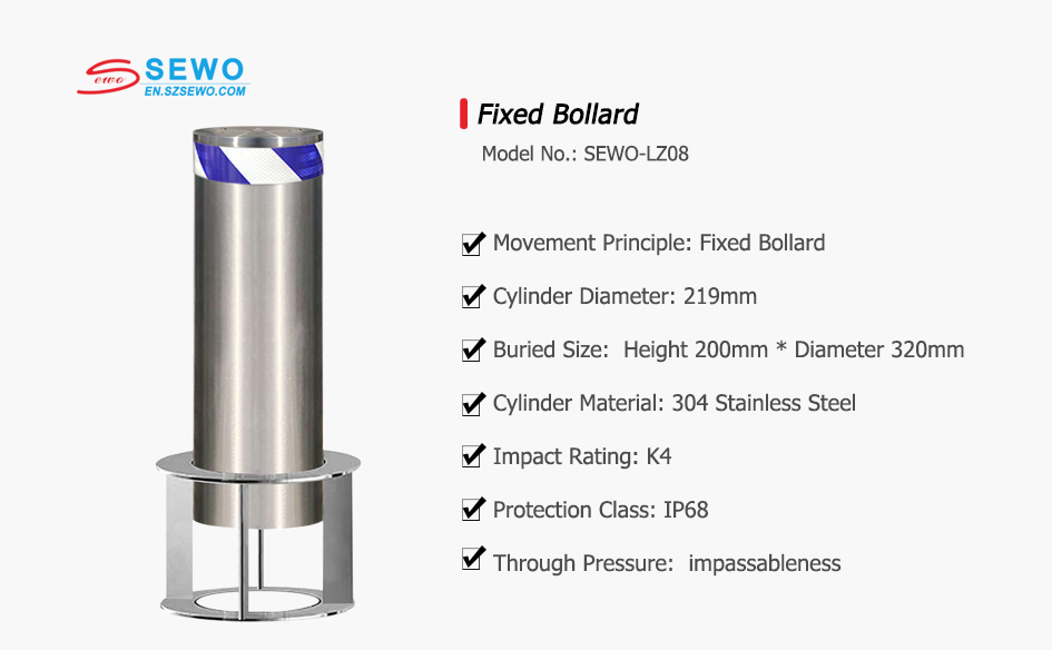 SEWO Fixed Bollard